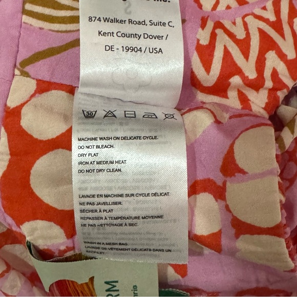 Farm Rio Pink Mixed Lobster Crop Top - Picture 11 of 12